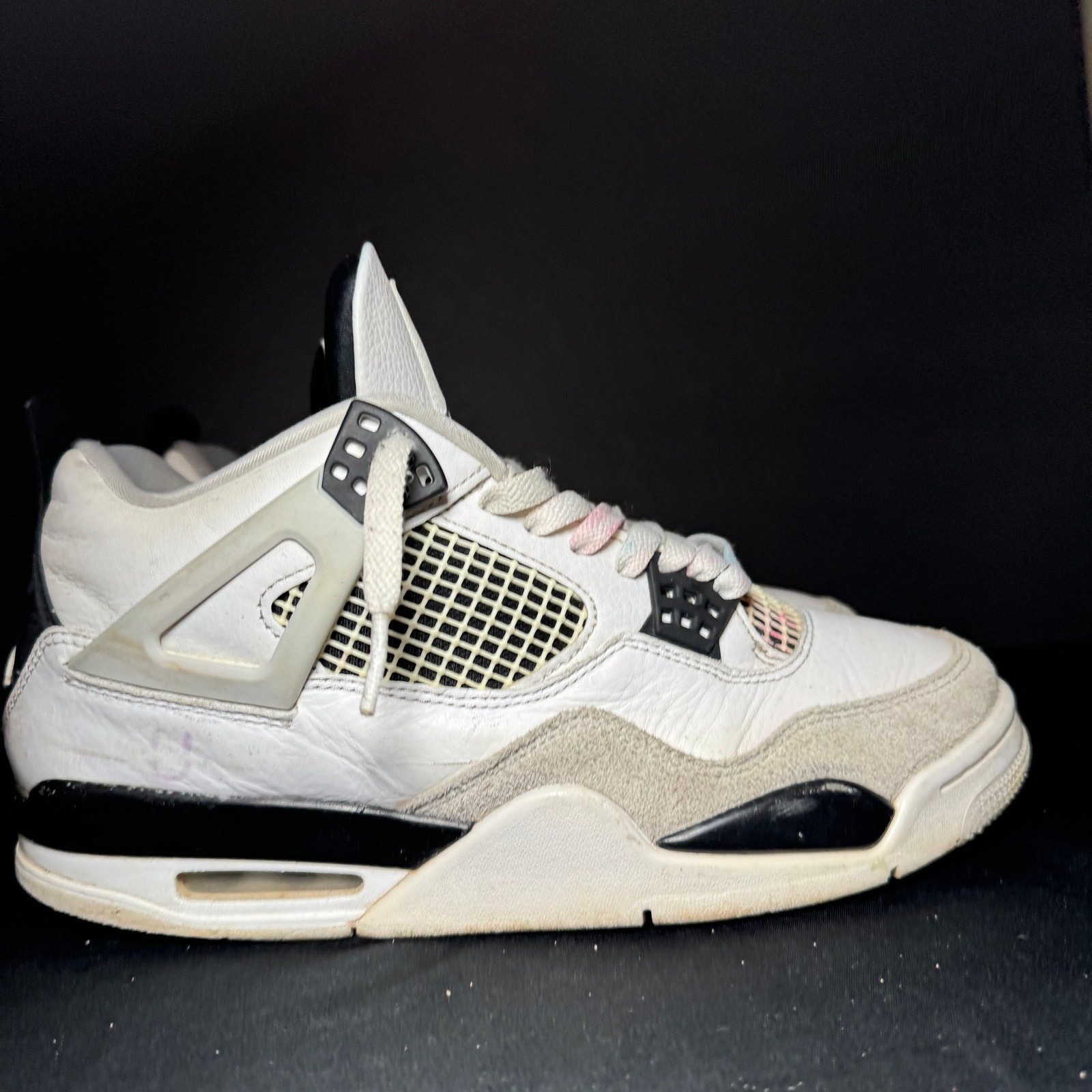 Size 9 - Nike Air Jordan 4 Retro Military Black Men's Shoes
